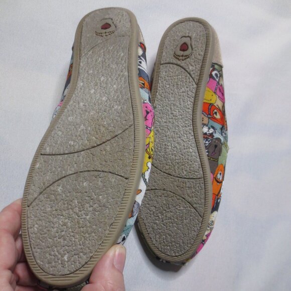 BOB’S SKECHERS dog print SLIP ON memory foam UNIQUE shoe COMFY SIZE 8.5 - Picture 8 of 8